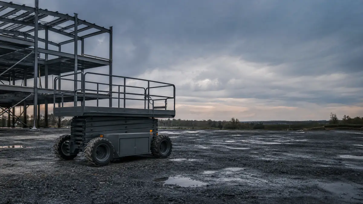 Rough Terrain Scissor Lifts jobsite access in Greensboro